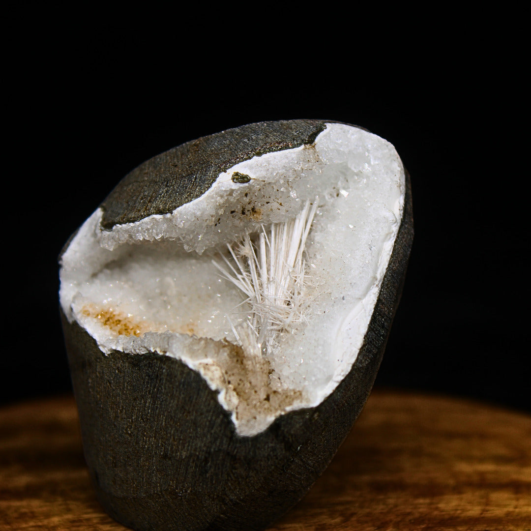 Natural Scolecite Spray Geode – 135g – Zeolite Crystal from India 🇮🇳