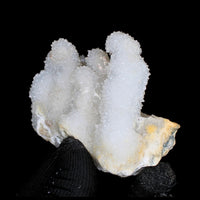 Rainbow Quartz Crystal Cluster 326g Large Cabinet Specimen India 8x7cm