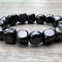 Wholesale Grade A++ Gemstone Nugget Bracelet, Choose from 18 Gemstone Types