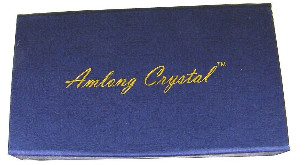 Amlong Crystal Meditation Divination Sphere Crystal Ball with Wood Stand