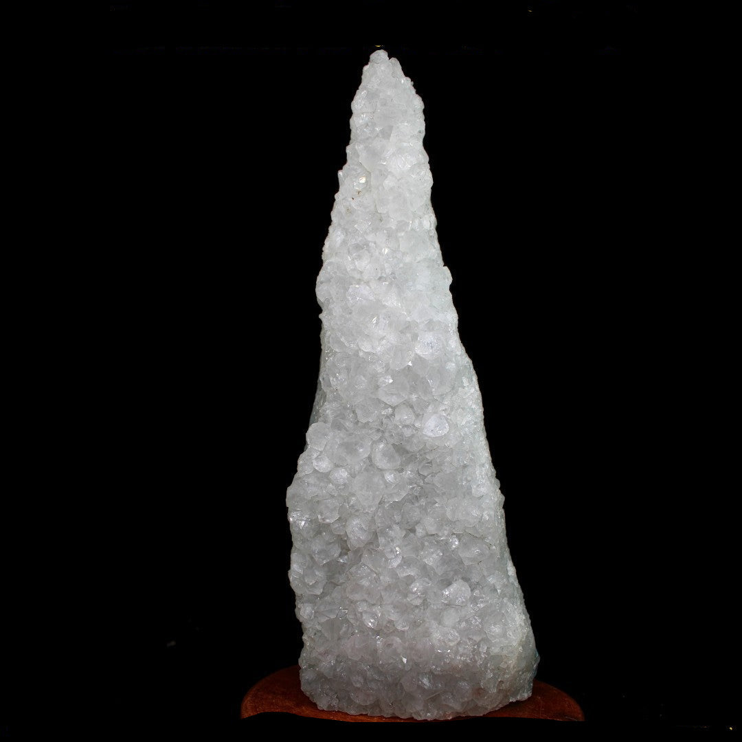 Natural Apophyllite Cluster 1.2kg 24x8cm Raw Sparkling Crystal India
