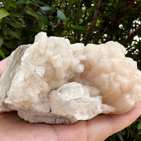 Apophyllite & Stilbite Crystal Cluster 3-8", Apophyllite Cluster with Inclusions