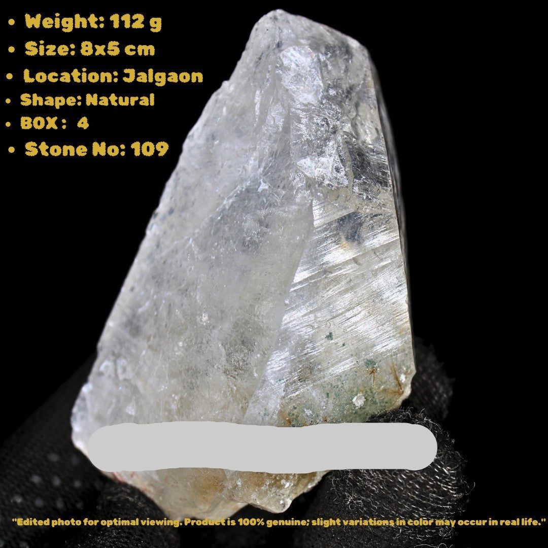 Himalayan Clear Quartz Crystal 112g 8x5 cm Natural High Vibration Healing Stone