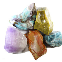 Madagascar Mix - Rough Rocks for Tumbling - Bulk Wholesale 1LB options