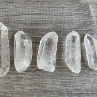 Natural Clear Quartz Crystal Point, 1.5" to 3" Raw Crystal Points,Wholesale Bulk