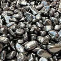 Grade A++ Hematite Semi Tumbled Gemstone Large Chips 8-20 mm, Wholesale Bulk Lot
