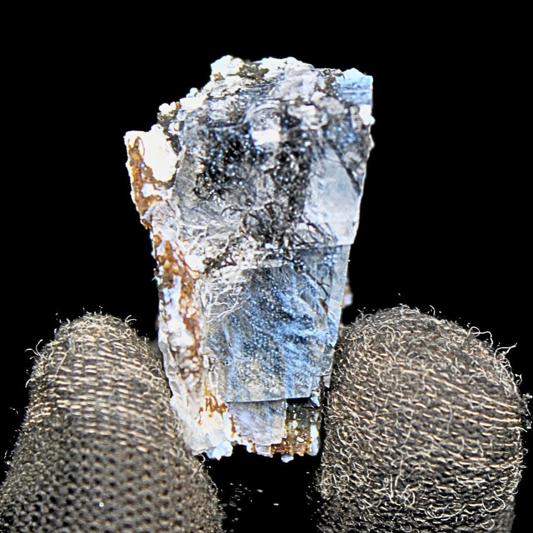 Rainbow Calcite w Mordenite 15g 4x2cm | Rare India Zeolite Specimen Gift