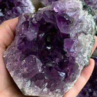 Deep Purple Amethyst Cluster From Uruguayan, Amethyst Geode, Raw Amethyst