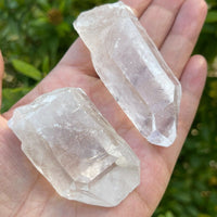 Grade A+++ Natural Clear Quartz Crystal Points, 2 to 4 Inches Long, 2-3 oz