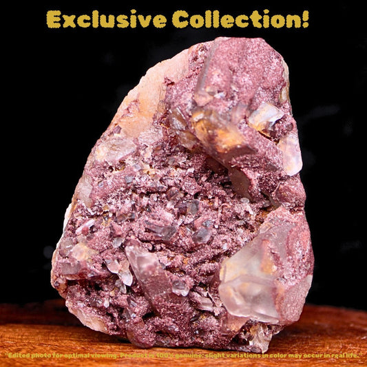 Red Phantom Quartz 103g Cluster India Rare Mineral Collector’s Crystal