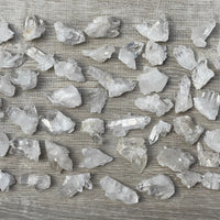 10 pcs Box Clear Quartz Clusters Collection, Grade A++ Raw Clear Quartz Geode