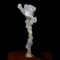 Apophyllite Cube Cluster Tower Shape 11cm 150g Natural Mineral Specimen Repaired