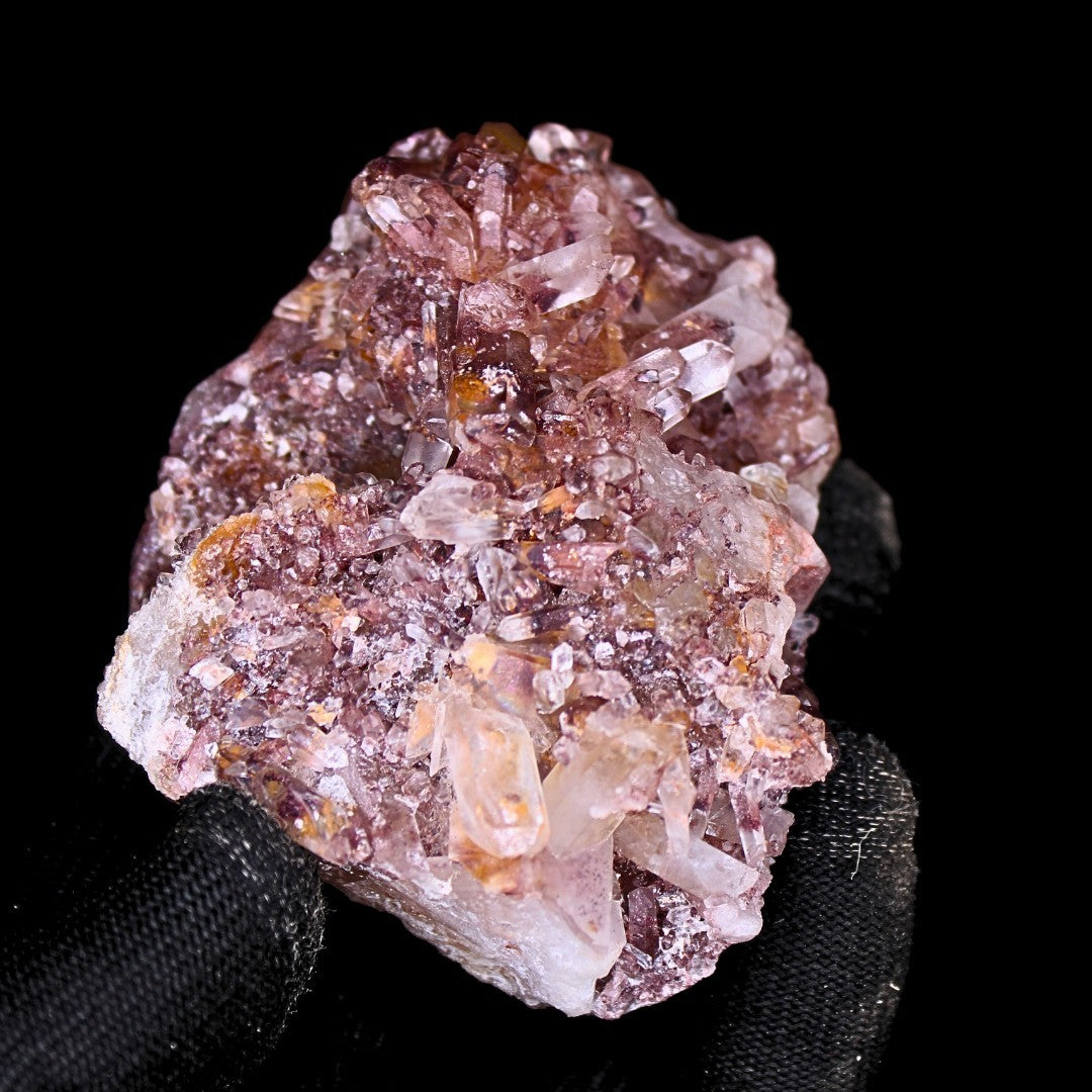 Phantom Quartz Crystal Cluster 250g 7x6 cm Natural Raw Mineral Specimen India