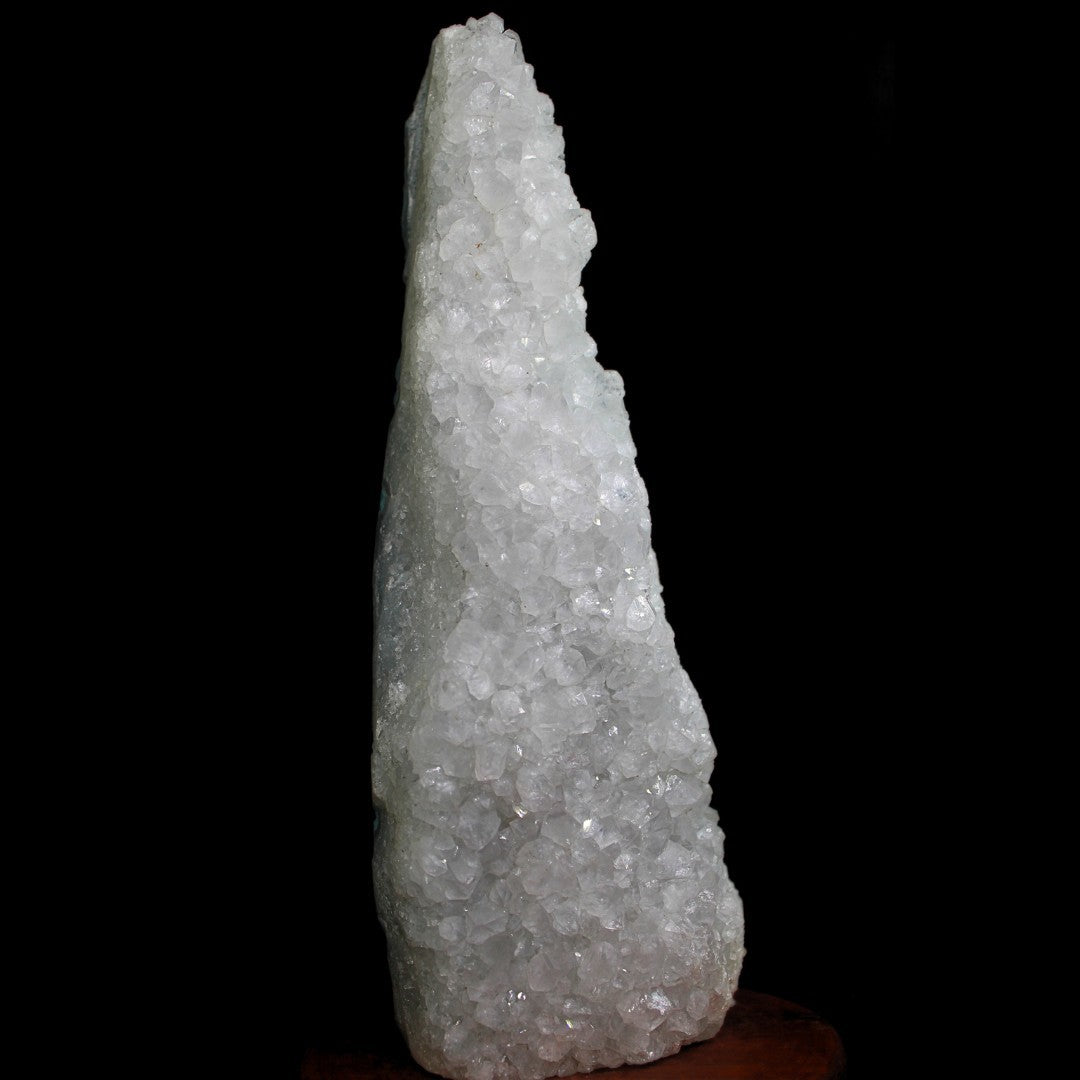 Natural Apophyllite Cluster 1.2kg 24x8cm Raw Sparkling Crystal India