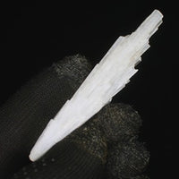 Natural Scolecite Cluster 6g White Zeolite Mineral Crystal from India