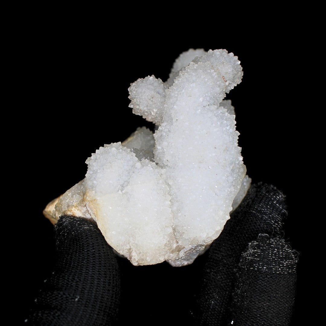 Rainbow Quartz Crystal Cluster 326g Large Cabinet Specimen India 8x7cm