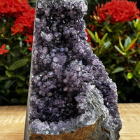 Amethyst Cluster, Amethyst Geode From Uruguay Cut Base, Pick a Size