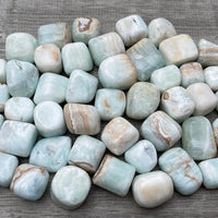1/2 Lb Lot Tumbled Stones, 0.75-1.25" Crystal Healing Stones, Choose Stone Type