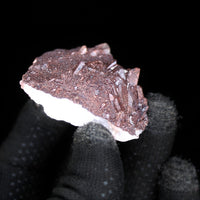 Red Phantom Quartz Cluster 55g 5x4cm | Rare Hematite Inclusion Crystal