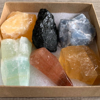 Premium Crystals & Healing Stones Set for New Beginnings, Meditation, Protection