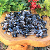 1/4 lb Bulk Lot Mixed Smokey & Quartz Crystal Natural Clear Points Smoky