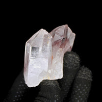 Phantom Quartz Crystal 110g Raw Cluster Mineral Specimen India 6x6 cm