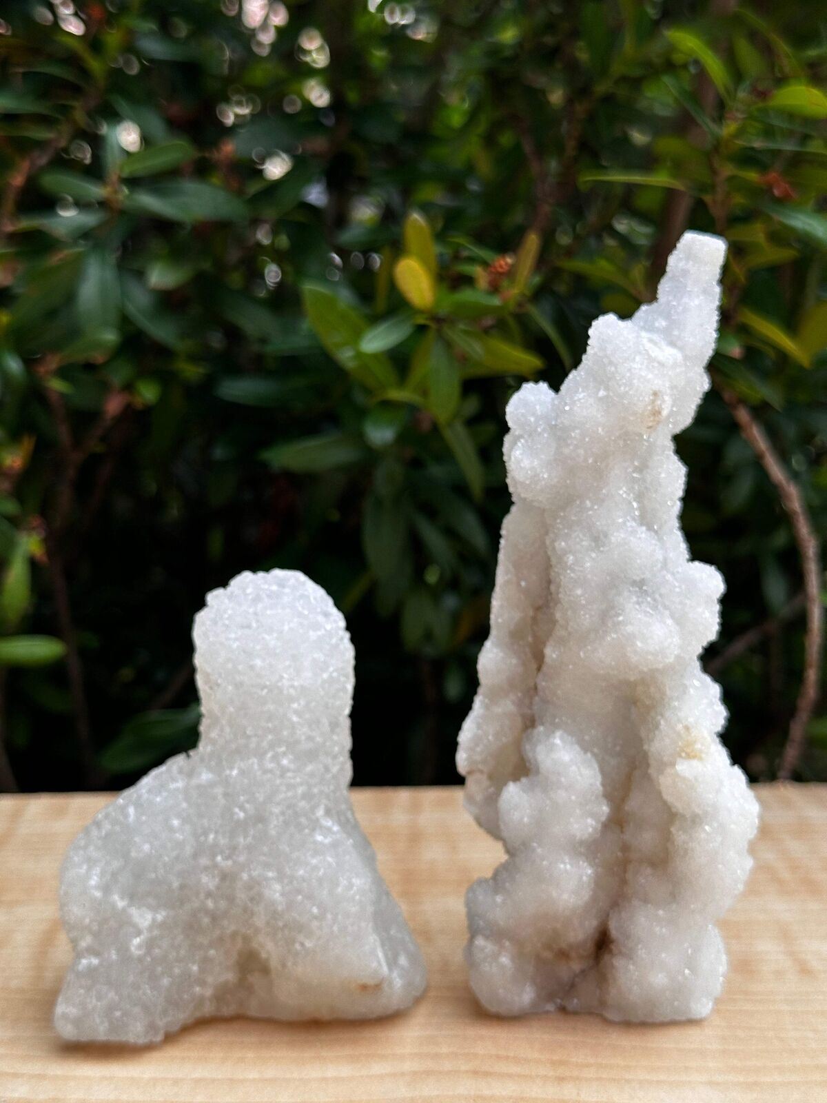 Chalcedony & Crystal Quartz Stalactite, Quartz on Chalcedony Stalactite Specimen