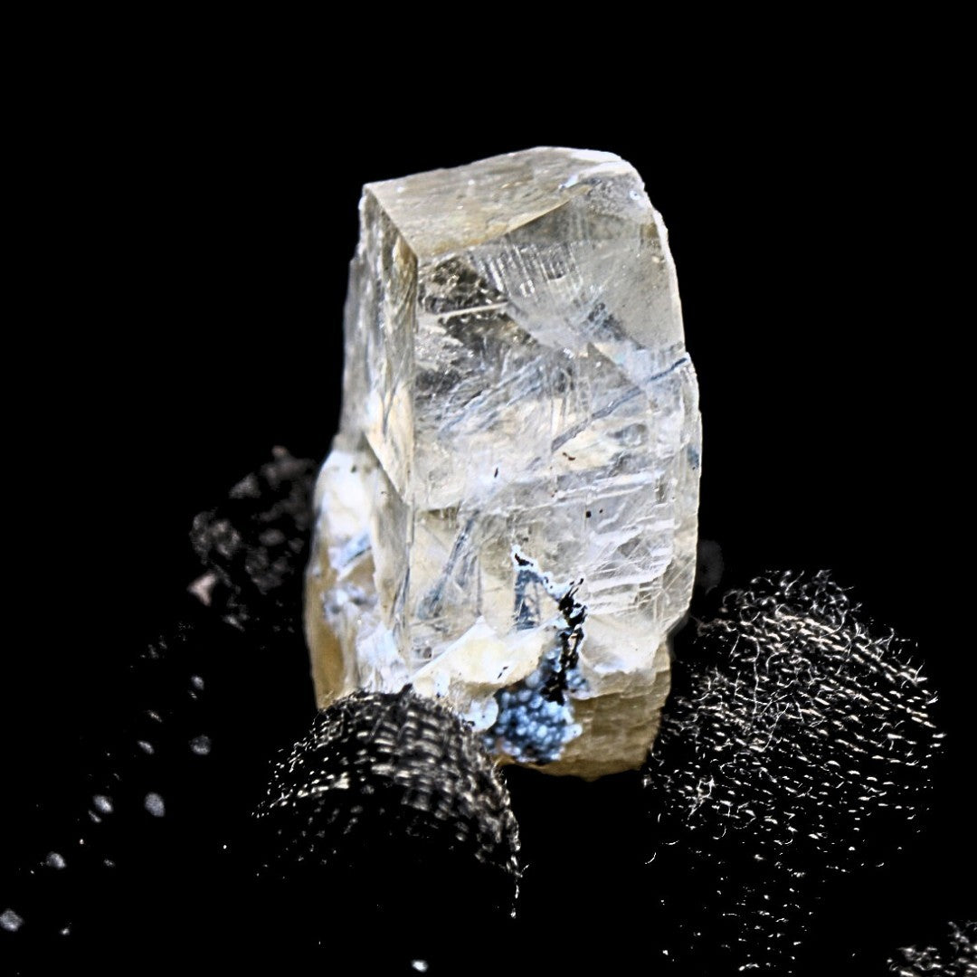 Rainbow Calcite w 30g Rainbow Calcite w/ Mordenite 4x2.5cm | Rare Zeolite Mineral India Gift Mordenite 4x2.5cm | Rare Zeolite Mineral India Gift