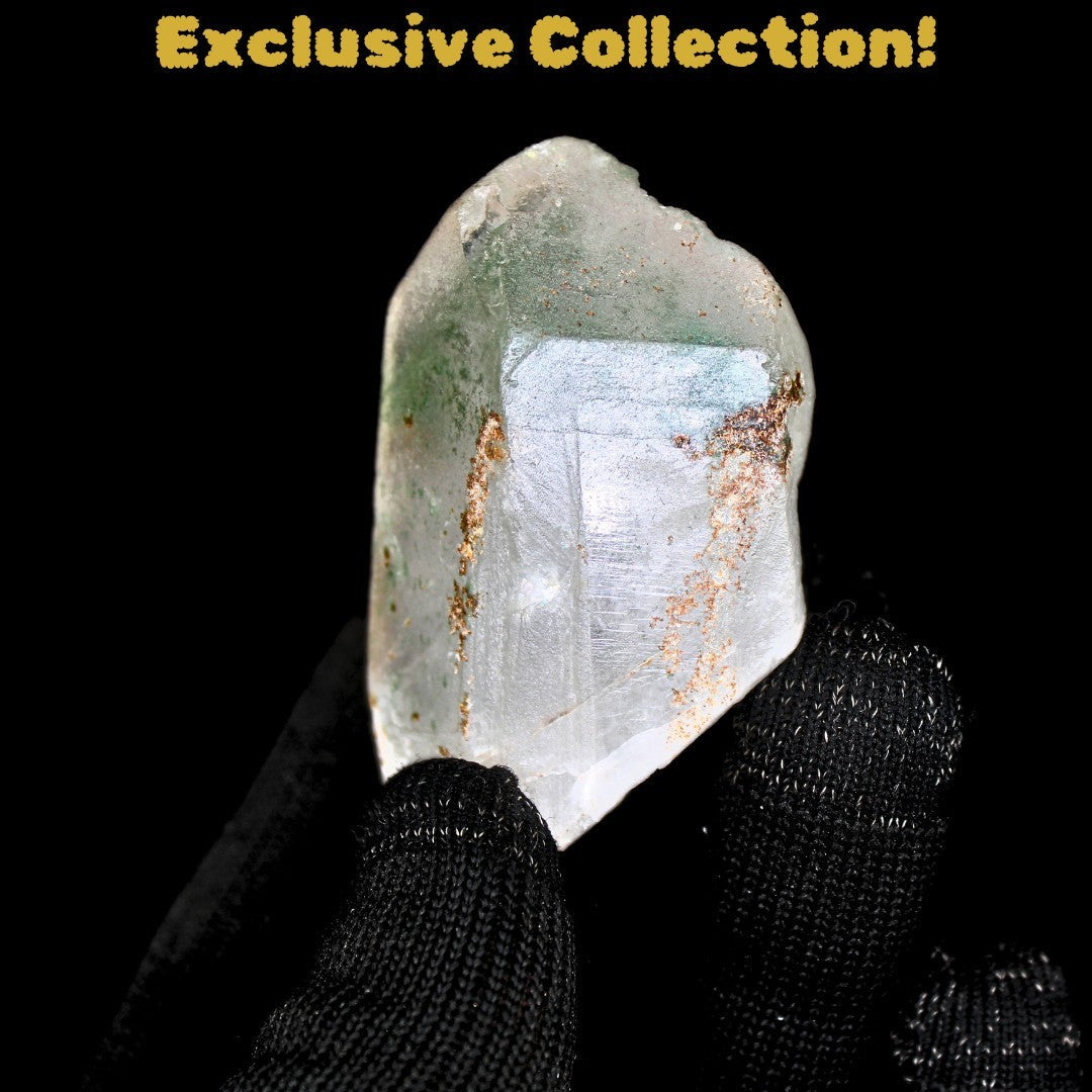 Green Himalayan Clear Quartz 75g  Natural Collector’s Crystal & Healing Stone  7x4 cm