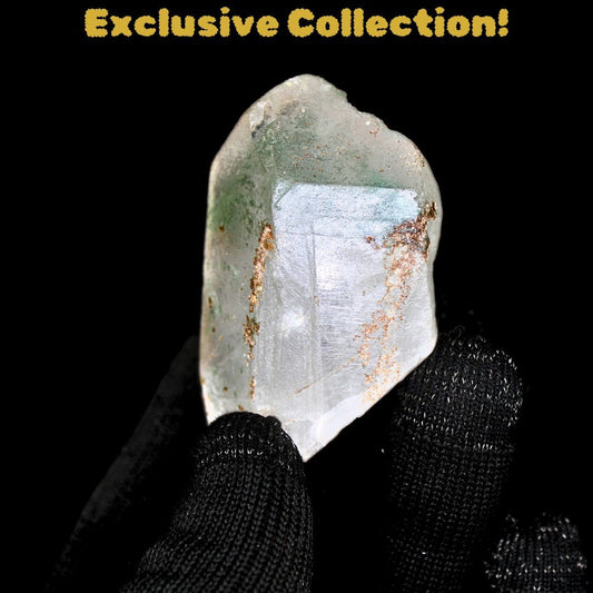 Green Himalayan Clear Quartz 75g  Natural Collector’s Crystal & Healing Stone  7x4 cm