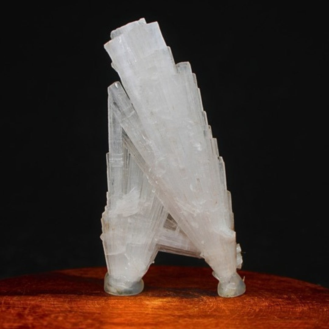 Scolecite Healing Crystal 64g 9x4cm Peace Meditation Stone India