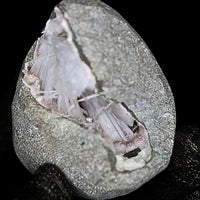 Healing Scolecite Geode 172g Natural Crystal Cluster for Meditation India