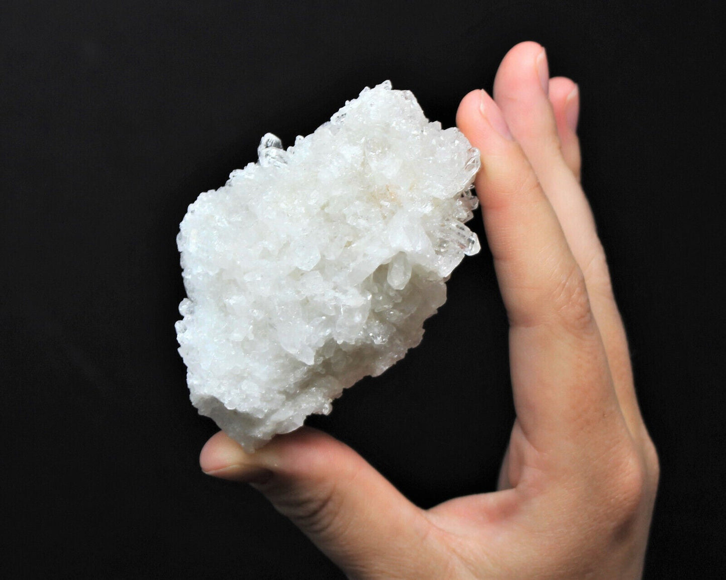 Bulk 1/2 lb (2 - 3 piece lot) Natural Clear Quartz Crystal Clusters Geodes