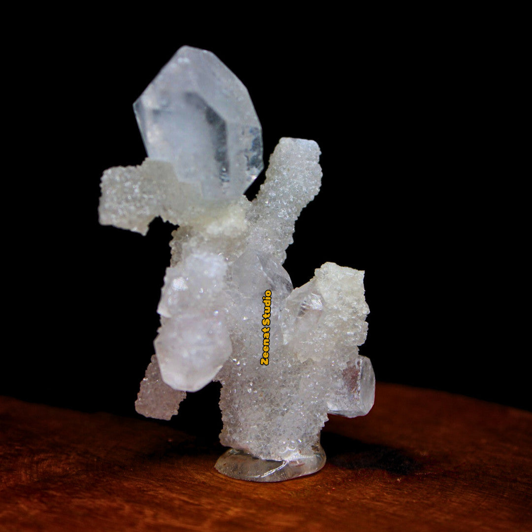 Rare Apophyllite Cluster Matrix 7cm 165g Shiny Luster Mineral Specimen from Indi