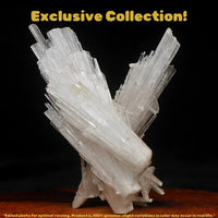 Beautiful Scolecite Healing Cluster Stone 40g 8x5 cm Spiritual Calming Crystal