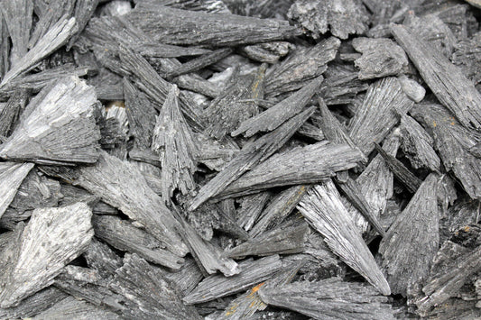1 lb Black Kyanite Blades Fans: Natural Premium Quality Wholesale Bulk Lot 16 oz