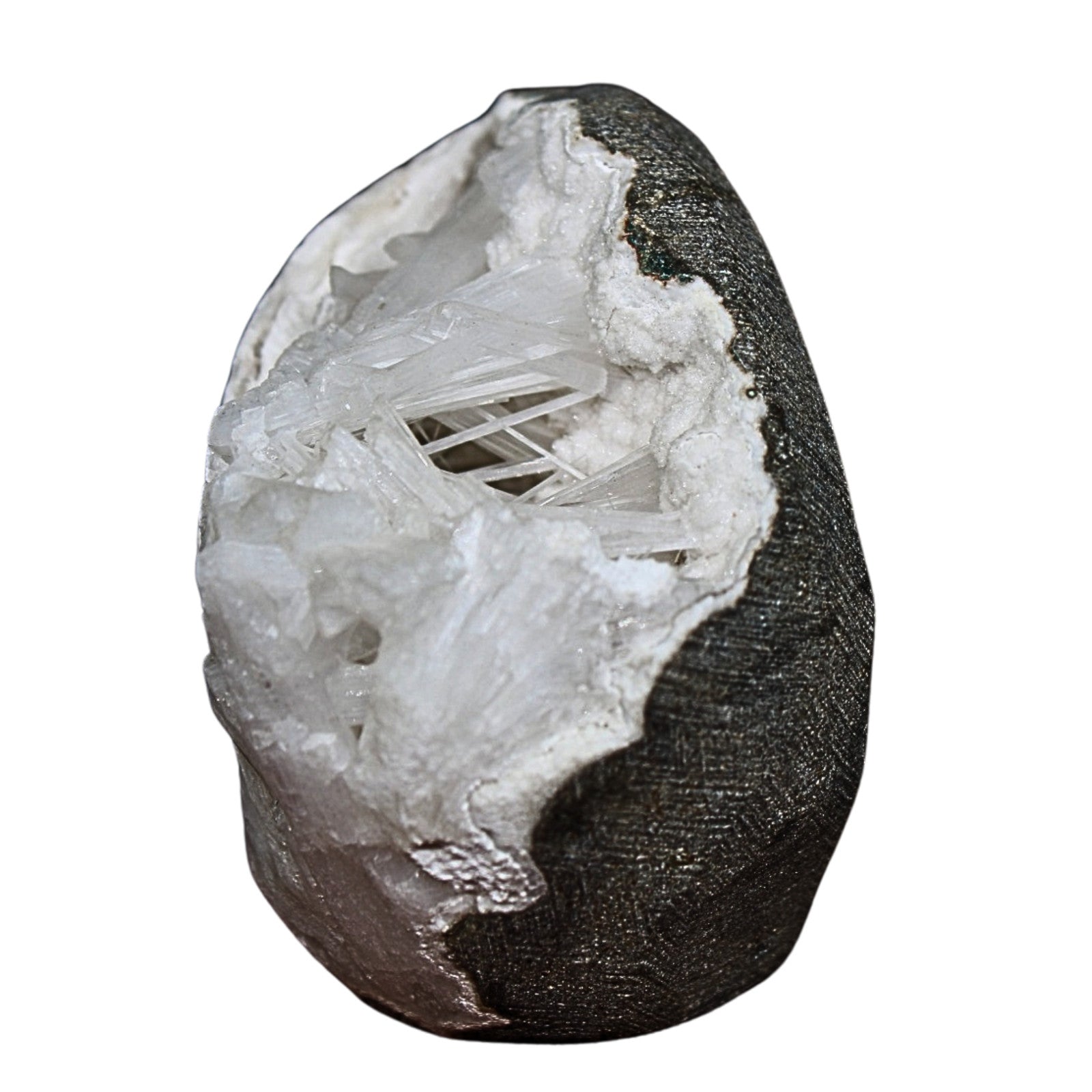 Beautiful Scolecite Geode 136g Natural Zeolite Mineral Specimen from India