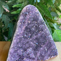 Finely Polished Uruguay Amethyst Cluster Crystal Geode, Pick a Size: 0.5 to 4 Lb