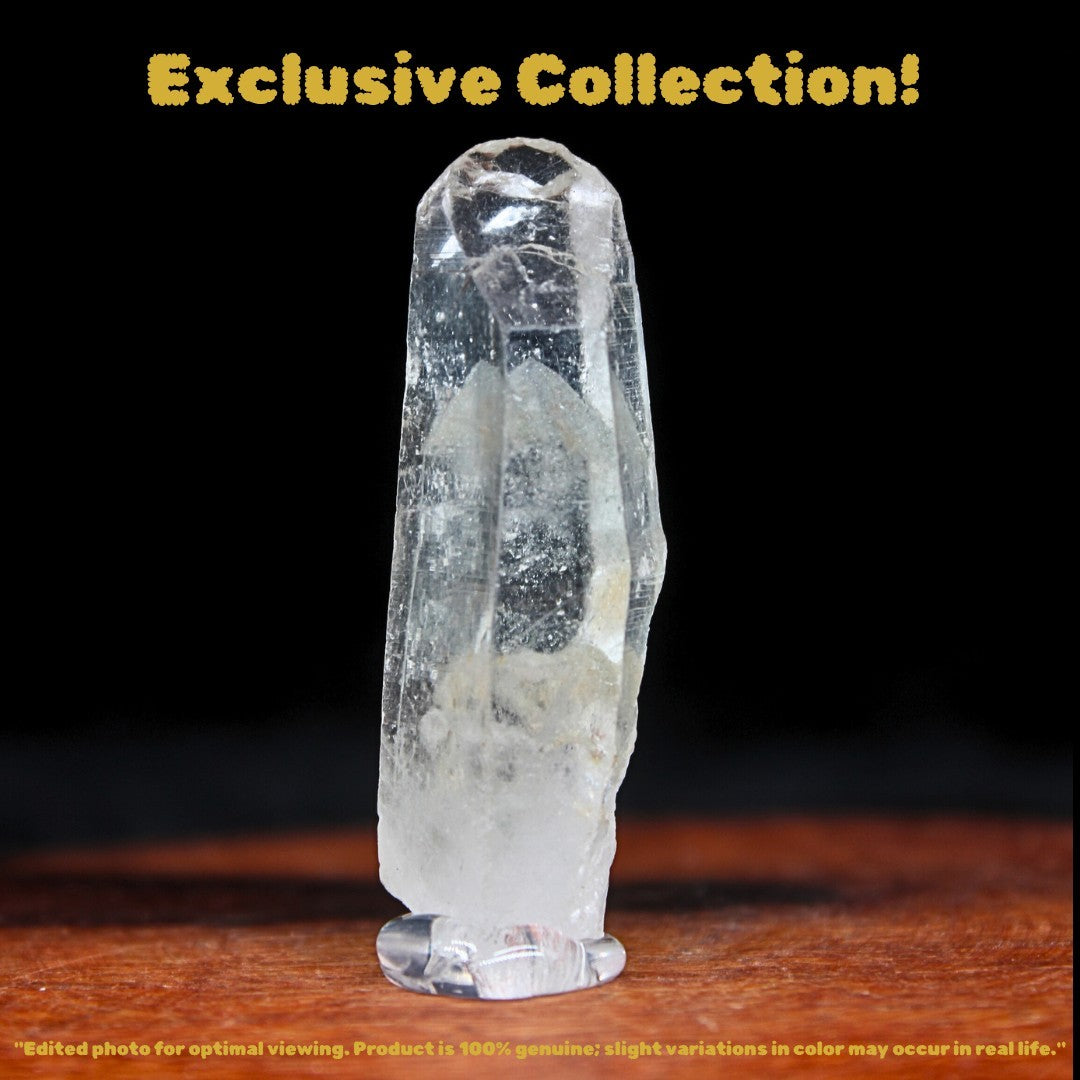 Natural Himalayan Clear Quartz Crystal 13g Raw Point Mineral from India
