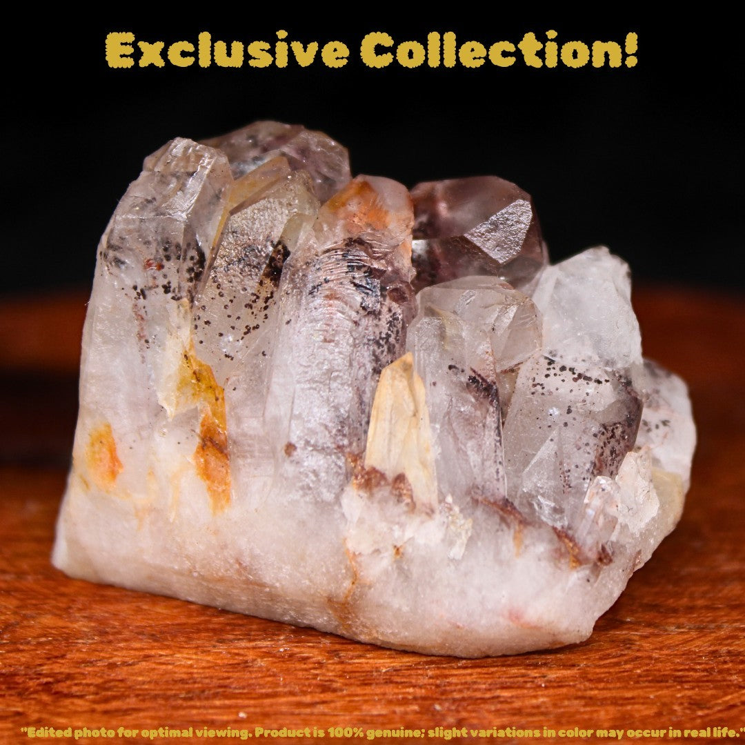 Phantom Quartz 42g Crystal for Growth Transformation Reiki Healing Stone