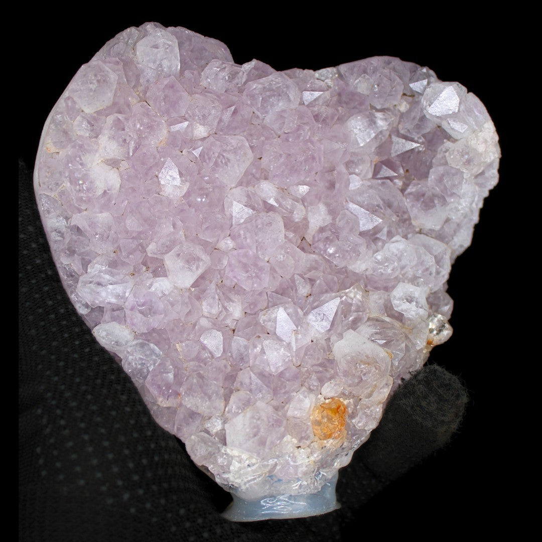 Heart Shaped Amethyst 876g Natural Crystal Cluster 12x12 cm from India