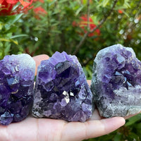 Small Uruguayan Deep Purple Amethyst Cluster, Amethyst Geode, Wholesale Bulk Lot