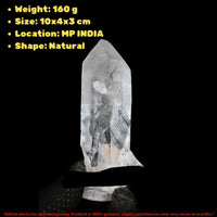 Himalayan Clear Quartz Point Wand Ethically Sourced Healing Crystal from India