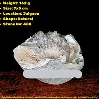 162g Scolecite Geode Natural Radiating Crystal Mineral Specimen India