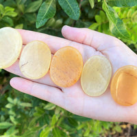 Natural Crystal Worry Stone: Choose Gemstone (Crystal Healing Pocket Stone)