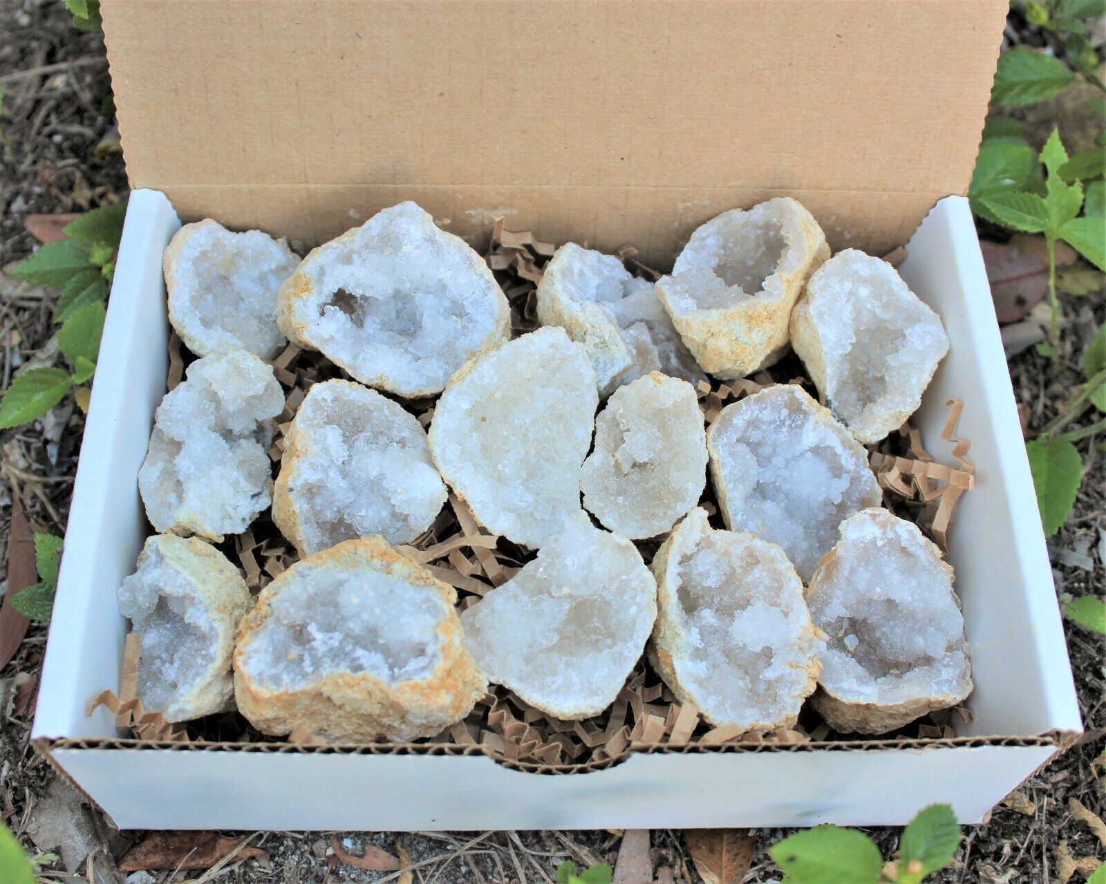 Break Your Own Geodes Gift Box (8 - 12 pcs) Large Unopened Moroccan Crystals