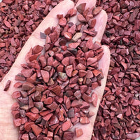 Grade A++ Red Jasper Semi Tumbled Gemstone Mini Chips 3 - 8mm,Wholesale Bulk Lot
