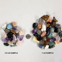 Raw Crystal Chunks - 1" to 2" Assorted Crystals Bulk - Rough Gems Stones Mix Lot