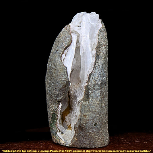 Scolecite Geode 125g Natural Crystal for Reiki Chakra Healing Energy