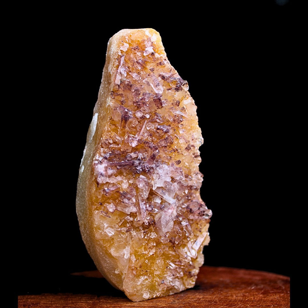 135g Phantom Quartz Crystal Cluster Rare Natural Mineral from India